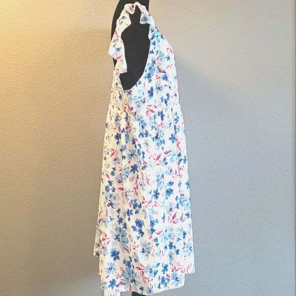 Shein Curve Floral Ruffle Sleeve Sundress - Picture 3 of 6